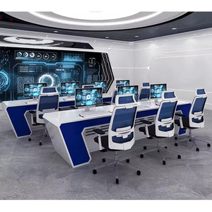 Modern Technology Command Center Monitoring Console Dispatch Console Operating Console Work <strong>Computer</strong> Console Table - Product Image 2