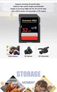 Nhà Máy Trực Tiếp Tốc Độ Cao U3 Video Thẻ SD Lớn 512GB 256GB 128GB 64GB 32GB 8GB Thẻ Nhớ Cho Máy Ảnh Điện Thoại Nhựa - Product Image 5