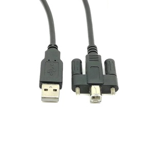カスタマイズされたUSB2.0ケーブルUSB2.0Aオス-Bオスケーブル (プリンター用ネジ付き) - Product Image 3