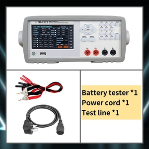 Probador de batería Capacidad de la batería Prueba de resistencia interna El probador de batería de alta precisión se puede cargar y descargar - Product Image 2