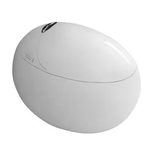 スマートトイレ電気卵形自動操作フラッシュバスルーム付きリモコン付き - Product Image 1