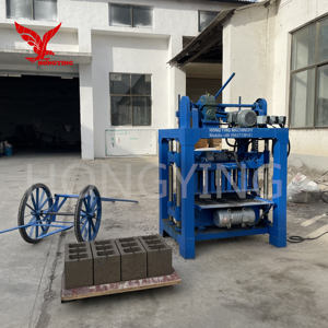 Multi-funzionale semi-automatica macchina per la fabbricazione di mattoni cavi di miscelazione del cemento - Product Image 2