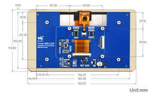 Raspberry Pi5 7 Zoll 800 X480 IPS DSI Kapazitives Touchscreen-Display für Raspberry Pi 7.0 LCD RSP Pi5/4B/3B/3A/CM Gehäuse RSP - Product Image 4