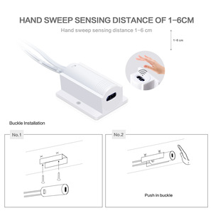 12V Smart Induction Touch <strong>Switch</strong> Cabinet Light Human Body Infrared Door Control <strong>Sensor</strong> Double Door Control Hand Scan <strong>Switch</strong> - Product Image 5