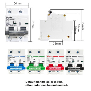 Dc Power <strong>Circuit</strong> <strong>Breaker</strong> 35mm Din Rail <strong>Type</strong> Household <strong>Two</strong> Phase 100a 125a Dc 1000v 80 Amps Dc <strong>Circuit</strong> <strong>Breaker</strong> - Product Image 5