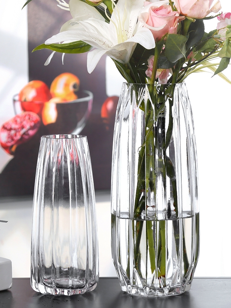 Factory Produced Wholesale Glass Flower Vase for Home Decor