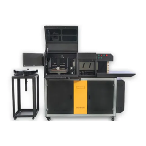 Auto CNC 3D signos punzonado plano SS canal letra brida muescas máquina dobladora automática para grandes pequeñas letras de PVC Bender - Product Image 1