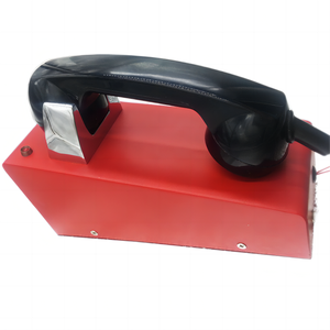 VOIP Sip KNTECH KNZD-28红色工业桌面电话坚固金属热线对讲机热线SOS防风雨IP55电话金属 - Product Image 1