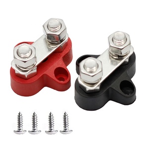 Tekne/otobüs için 48V Boat ağır güç dağıtım bara, çift M8 çıtçıt Terminal bloğu, IP67 su geçirmez yalıtımlı otobüs Bar - Product Image 5