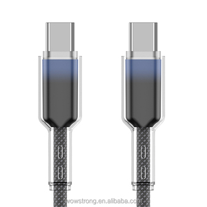 <span class=keywords><strong>2025</strong></span>最新设计PD 27W C至C 60w彩色高品质3A编织<span class=keywords><strong>usb</strong></span>-c快速充电线手机流行礼品