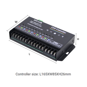 USB DIY LED RGB RGBW Controller 12 Kanal Programmier barer Controller 5A * 12CH LED Controller Für 3528 & 5050 LED Strip