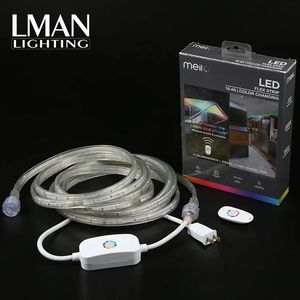 5M 10M 20M 30LEDs/M 60LEDs/M 110V 220V IP67กันน้ำ5050ควบคุมระยะไกลชุด RGB ไฟเส้น LED - Product Image 6