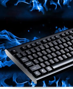 New Arrival RGB LED Backlit <strong>Keyboard</strong> Mouse Combo 104 Key Wired Desktop Gaming PC Computerkeyboard USB Interface Metal Office Use