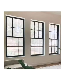 Büyük yedek çift sürme pencereler 24w X 46h üçlü Pane kasırga darbe renkli ekran Windows 3X5 çift sürme pencereler - Product Image 3