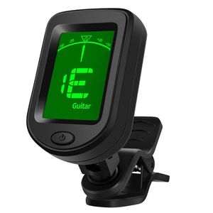 Hızlı teslimat sıcak satmak için kromatik LCD dijital OEM gitar Tuner klip akustik, bas, Ukulele e-ticaret tedarikçisi - Product Image 1