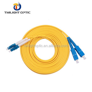 LC UPC至SC UPC双工SM OS2单模跳线3米LSZH 2.0毫米光纤跳线 - Product Image 3