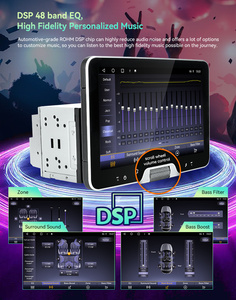 STC新设计型号单Din双Din 10英寸4 + 64GB汽车立体声安卓视频播放器DSP 4g旋转汽车屏幕 - Product Image 3