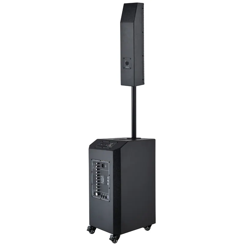 Alto-falantes subwoofer sistema áudio som profissional música 10 polegada ao ar livre linha matriz alto-falante ativo profissional conjunto