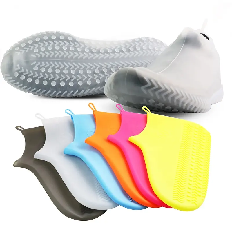 고품질 남녀공용 재사용 방수 신발 레인 프로텍터 방수 미끄럼 방지 장화 성인용 실리콘 신발 커버