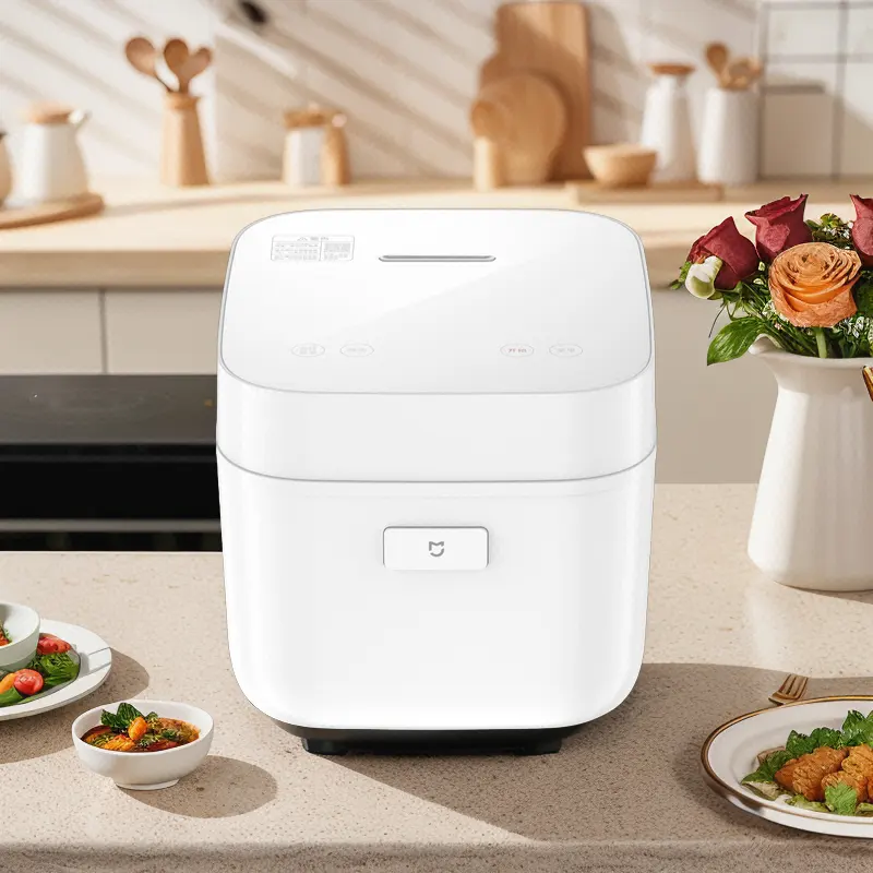 Xiaomi Mijia Mini Fogão De Arroz Inteligente 1.5L Forma Quadrada LED Painel De Toque 28 Minutos De Cozinha Rápida 24 Horas Temporizador APP Controle