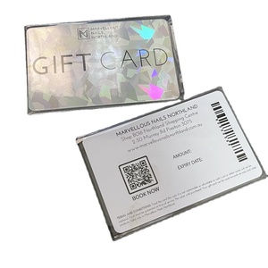 ホログラムシャイニープラスチックCR80QRコードバーコード印刷プログラム可能GooglePlayギフトカードを入手 - Product Image 2