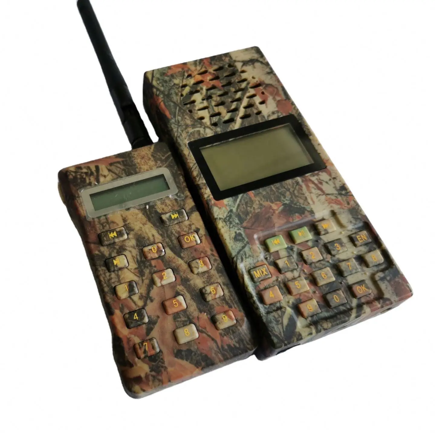 Camouflage per esterni Color Hunting Bird Caller MP3 con telecomando incorporato 150 uccelli voci predatore suono chiamante
