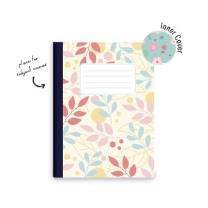 Cuadernos de composición de oficina de papel punteado sin fecha con logotipo personalizado para estudiantes - Product Image 4
