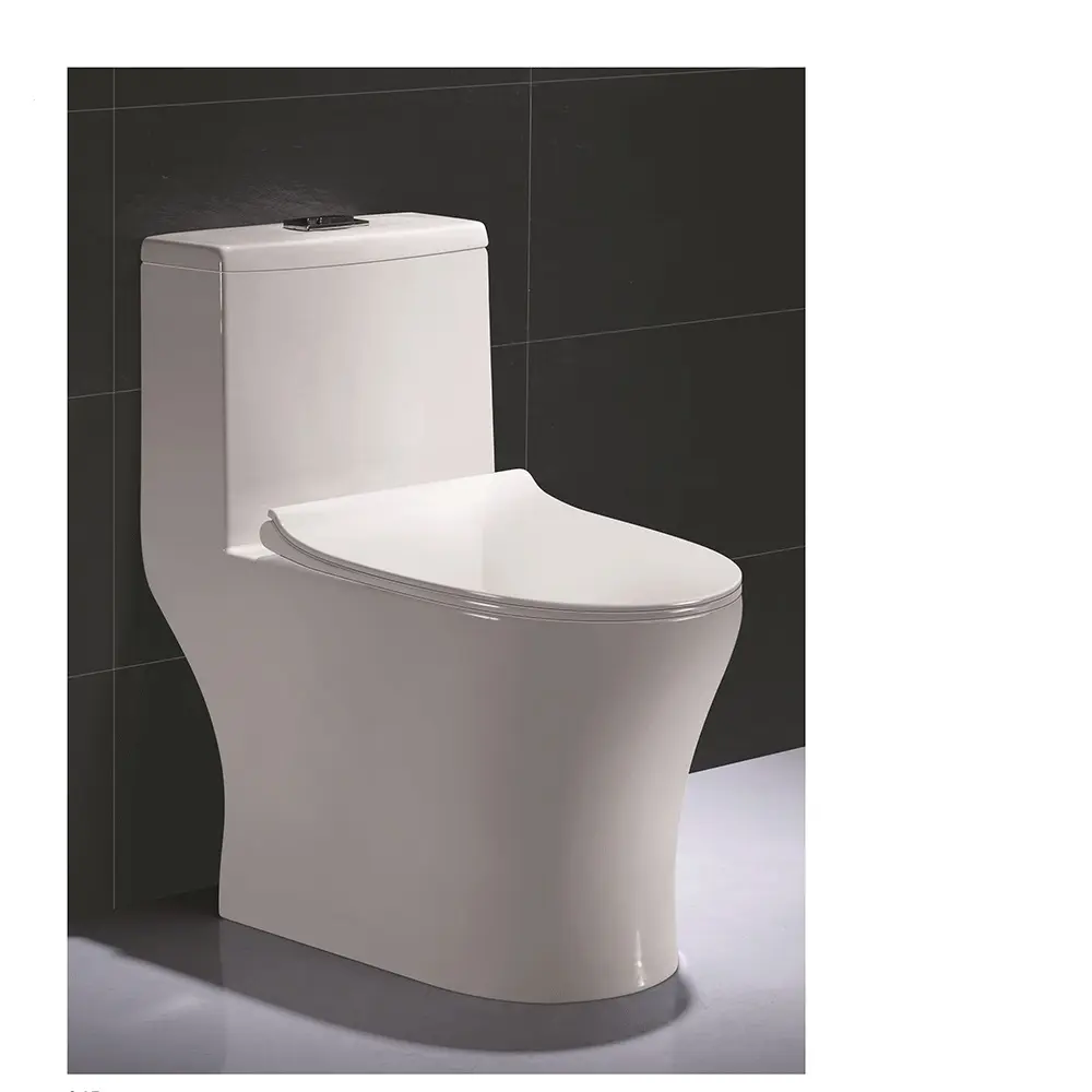 Penjualan Terbaik produk kamar mandi keramik Siphonic satu bagian Toilet saniter Toilet kamar mandi