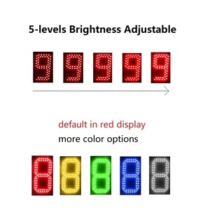 YIZHI GS5T-5R Single Sided 5 pollici 5 cifre Led elettronica corsa cronometraggio count orologio digitale conto alla rovescia con telecomando - Product Image 4