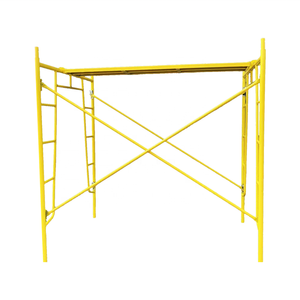 Escalera pintada galvanizada Marco en H paseo a través del marco de andamio para la construcción de edificios de tamaño estándar, hotel CN;HEB - Product Image 1