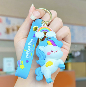 Dễ Thương Hot Bán Sản Phẩm Mới Tùy Chỉnh Gấu Trúc Sang Trọng Tùy Chỉnh Gấu Trúc Dễ Thương <span class=keywords><strong>Unicorn</strong></span> Sang Trọng Keychain <span class=keywords><strong>Unicorn</strong></span> Keychain - Product Image 2