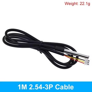 DS18B20 Temperatur sensoren Modul Kit Wasserdicht 1 2 3 5 Meter Digital sensoren Kabel Edelstahl Sonden adapter