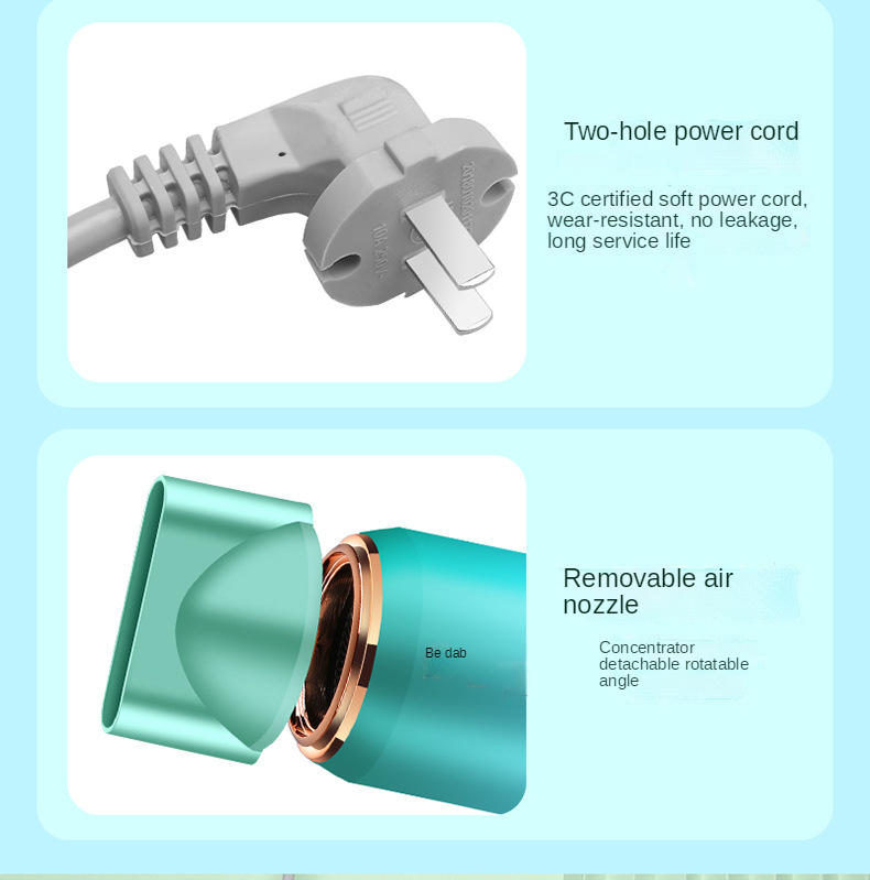 Best seller new design fashion hair dryer hot and cold air negative ion hair care and styling appliances home salon wholesale