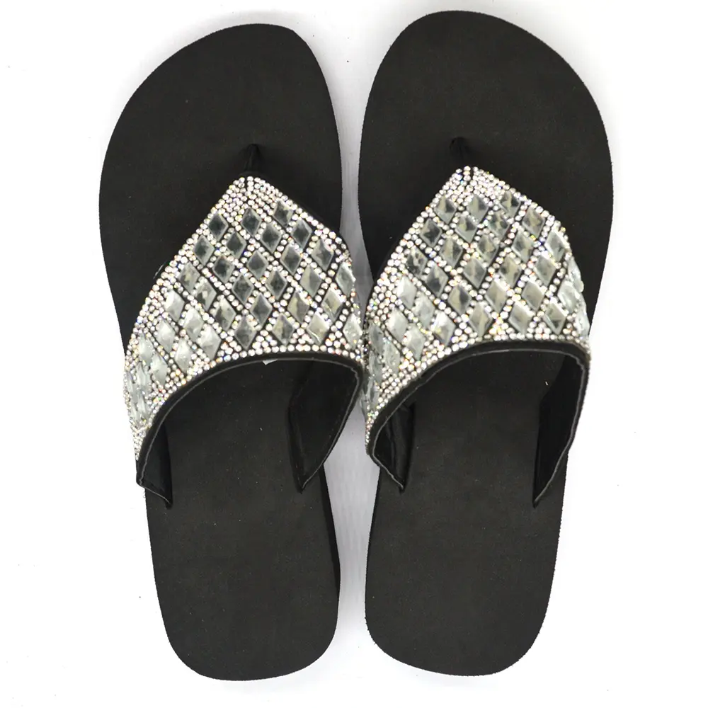 recycl eva outdoor slippers wholesale women comfort summer rubber wedge heel flip flops
