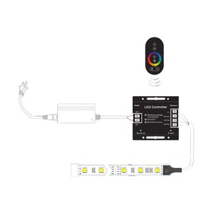Telecomando a LED CE RoHs 12V-24V RGB Led Neon Strip Light Dimmer Wireless RF telecomando PWM Controller Led - Product Image 6