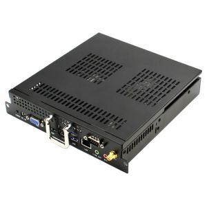 QDE Computadoras industriales avanzadas Mini PC I3/i5/i7 procesador SSD/HDD DDR3L Max.8GB HD Graphics PC de doble pantalla - Product Image 1