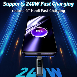 240W 40gbps快速充电usb-c适配器公母数字显示交流输出快速传输手机电脑笔记本电脑 - Product Image 2