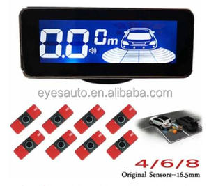 Auto <strong>Reverse</strong> Rear View Backup Assist Electromagnetic Car Parking <strong>Sensor</strong> with <strong>LCD</strong> <strong>Display</strong> 8 <strong>Sensor</strong> Set for Toyota Camry Golf Car - Product Image 1