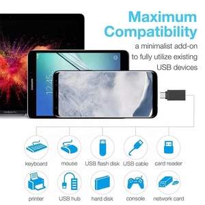 USB-C a USB3.0 OTG adattatore con funzione di ricarica di trasferimento dati PC maschio a femmina convertitore di tipo-C per telefoni cellulari tablet - Product Image 3