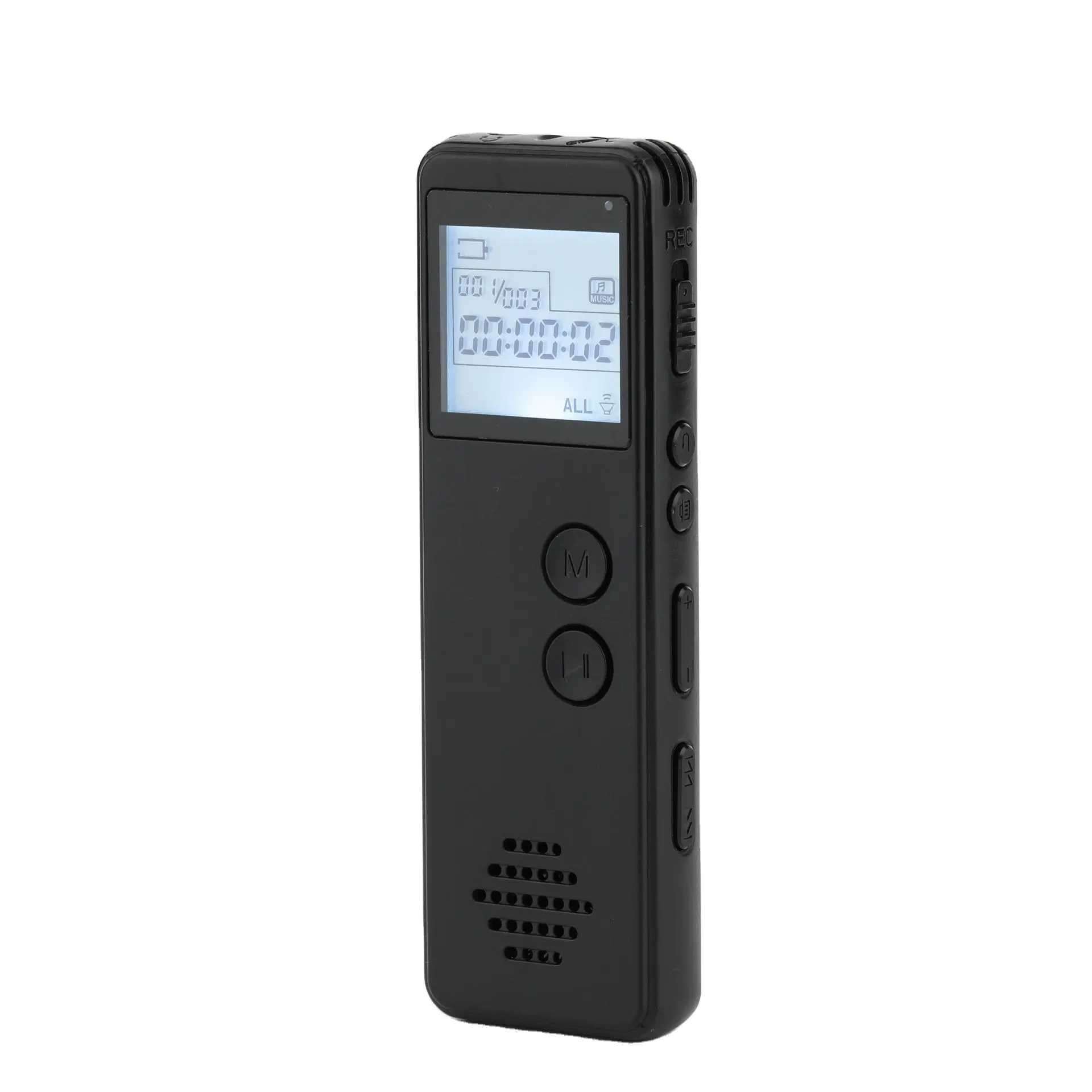 Perekam Portabel Rapat Kuliah Kualitas Tinggi Mendukung Maks 32GB Kartu TF Perekam Suara Digital