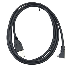OEM定制USB 2.0 a公到左角度5针微型Usb公电缆0.3m 1ft - Product Image 4