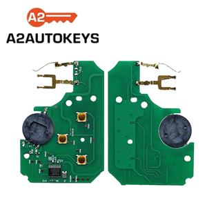 10X A2AUTOKEYS 3 ปุ่ม ID46 ชิป 433 MHZ รถฉุกเฉินสมาร์ทรีโมทคีย์สําหรับ Renault Megane 2 การ์ด II - Product Image 3