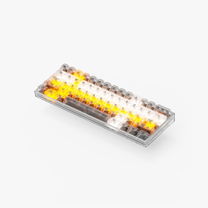 HEXCORE-Teclado mecánico ANNE PRO 2D BT, inalámbrico, con cable, modo Dual, retroiluminación RGB, 60%, personalizado - Product Image 2