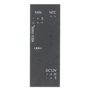 Solo 12V 0.8A DC PWM 2-3 hilos ventilador Control de temperatura controlador de velocidad chasis computadora Noiseor PC CPU ventilador enfriador alarma STK IC - Product Image 5