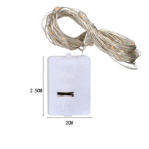<span class=keywords><strong>LED</strong></span>マルチカラー銅線フェアリーストリングライト1M 2M 3MDIYモデリングデコレーションミニホワイトボックスボタンバッテリーストリングライト - Product Image 6