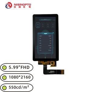 Toptan özel boyut FHD TFT LCD ekran modülü araba motosiklet Arduino için 5.99 inç 1080*2160