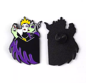 Phim hoạt hình dễ thương Avatar men ve áo pins bespoke kim loại đáng sợ Phù Thủy Maleficent kim loại huy hiệu - Product Image 3