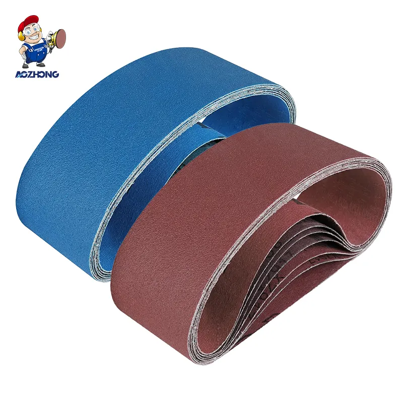 Length customized sanding machine belt zirconium oxide lap joint sanding belt fast sanding of wood