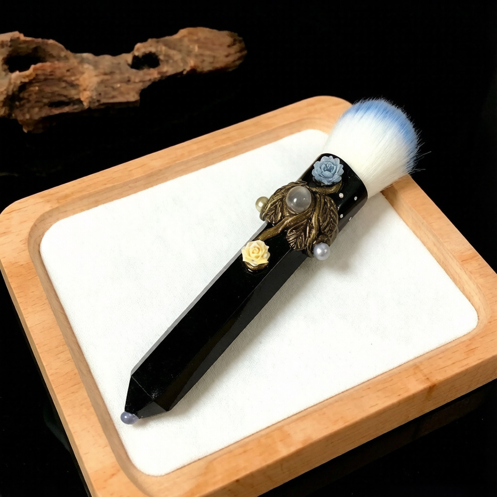 Pinceau de maquillage bleu-145 x 25 cm
