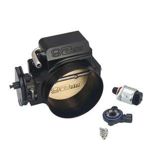 High Flow Billet Aluminum 92mm Throttle Body TPS <strong>IAC</strong> Throttle Position <strong>Sensor</strong> for LS1 LS2 LS3 LS6 LSX - Product Image 1